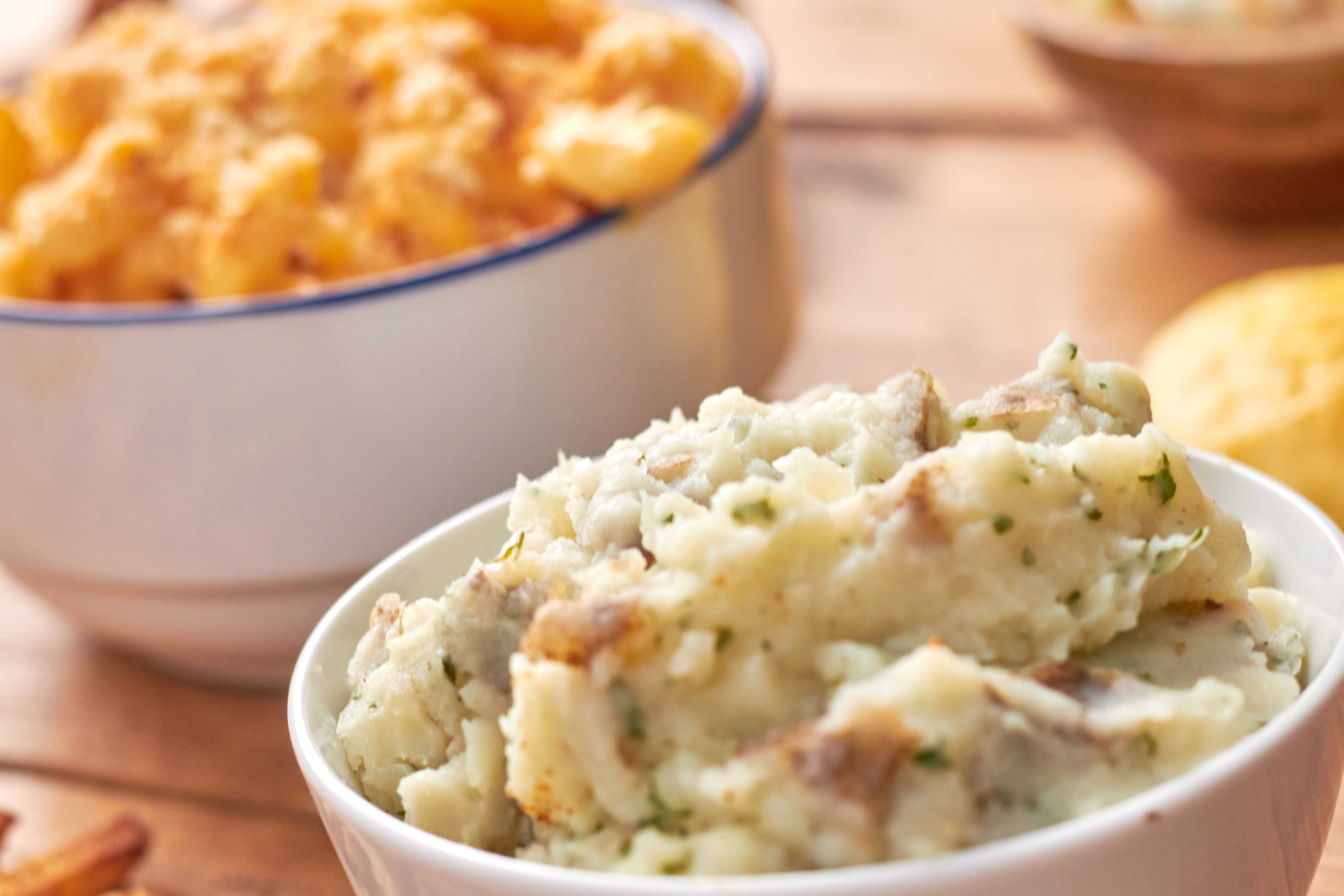 Skin-on Garlic Mashed Potatoes